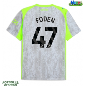 Manchester City Phil Foden #47 Tredje Tröja 2025-26 Kortärmad